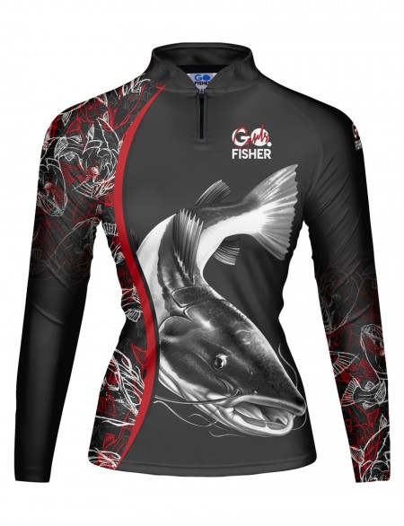 Camiseta de Pesca Feminina Go Fisher Pirarara - GOG 02