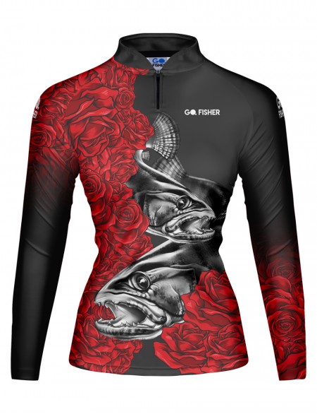 Camiseta de Pesca Feminina Go Fisher Traíra - GOG 03