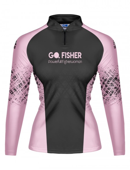 Camiseta de Pesca Feminina Go Fisher Powerful - GOG 06