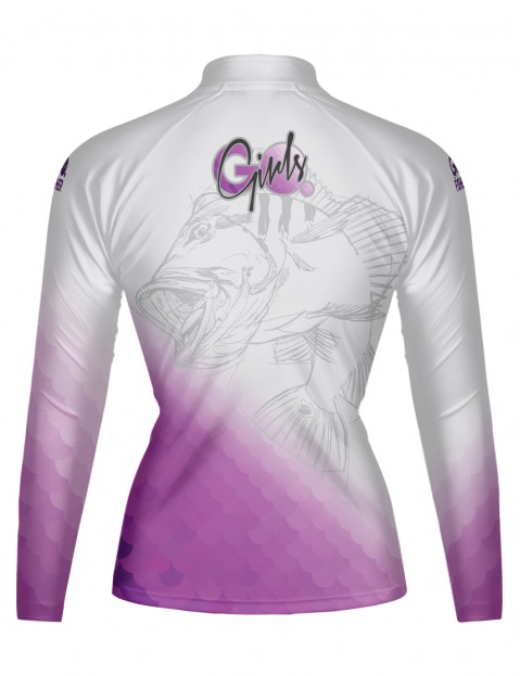 Camiseta de Pesca Feminina Go Fisher Scales - GOG 10