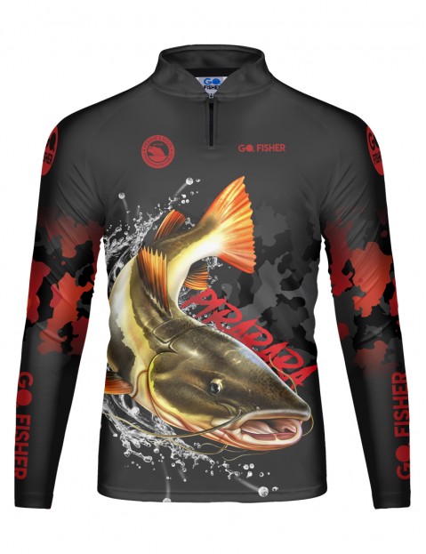 Camiseta de Pesca infantil Go Fisher Action UV Pirarara - GO 19