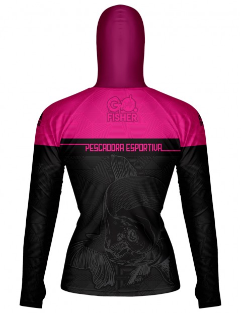 Camiseta de Pesca Feminina com Capuz Tamba - GOCPZF 06