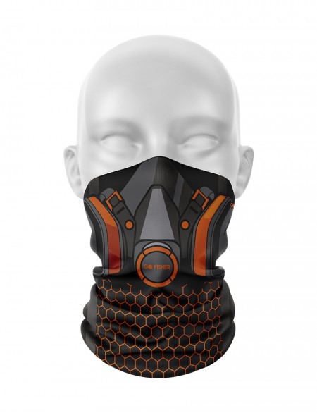 Tube Neck com proteção UV 50 Go Fisher GO 37 Mask Toxic