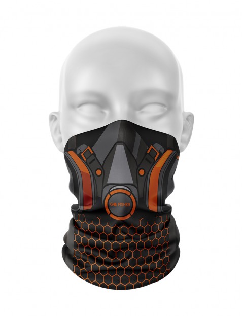 Tube Neck com proteção UV 50 Go Fisher GO 37 Mask Toxic