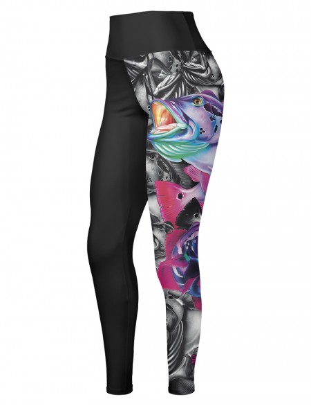 Calça Legging Feminina Action UV50 Tucunaré - GOF01