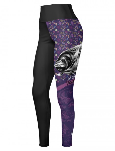 Calça Legging Feminina Action UV50 Tilápia - GOF03