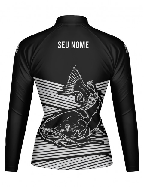 Camiseta de Pesca Feminina Go Fisher Pirarara - GOG 05 - Personalizada