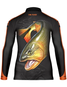 Camiseta de Pesca Go Fisher Action UV Dourado - GF 04